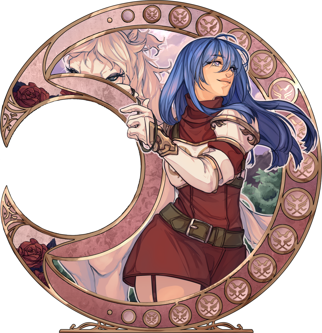 Archanaea and Valentia Stickers