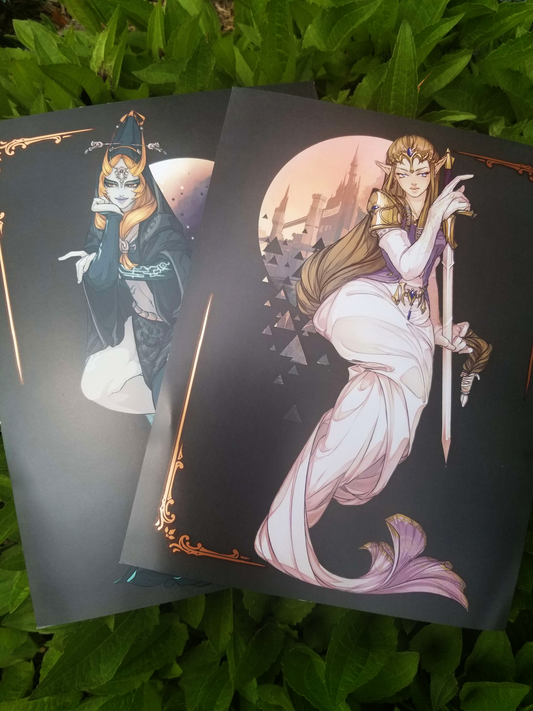 Foiled Princess Prints