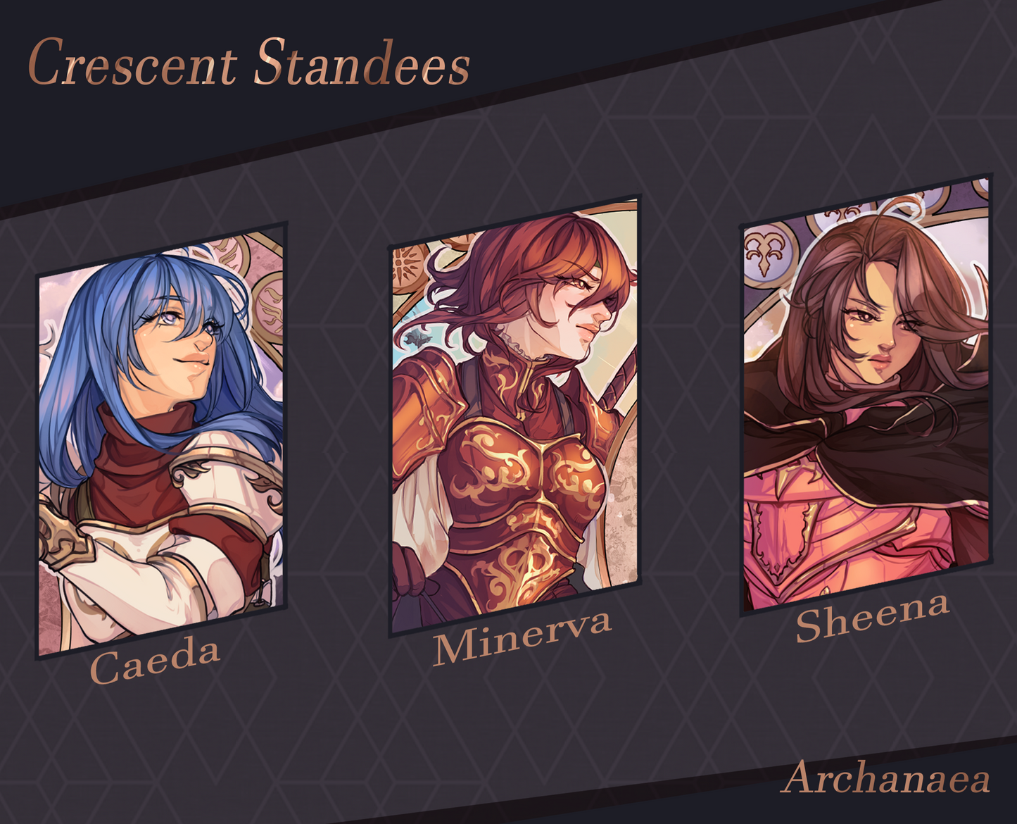 Archanaea and Valentia Stickers