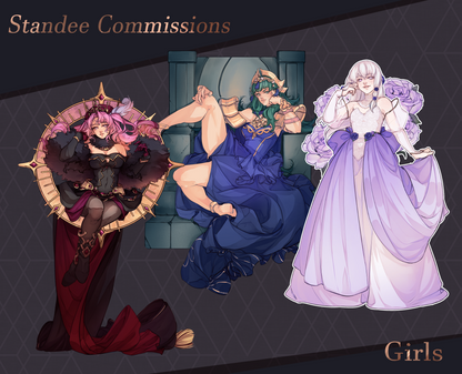 Commissioned Fire Emblem Standees: Girls